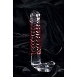 Нереалистичный фаллоимитатор Sexus Glass, стекло, прозрачный, 16 см