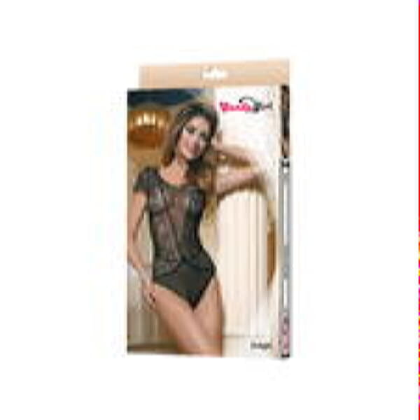 Боди со стразами Candy Girl Delight, черное, OS