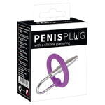 Уретральный Стимулятор с силиконовым кольцом под головку Penis Plug