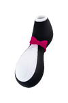 Вакуумно-волновой бесконтактный стимулятор клитора Satisfyer Penguin, силикон, черный, 10,8 см