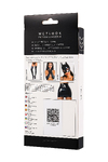 Юбка Glossy Billie из материала Wetlook, черный, L